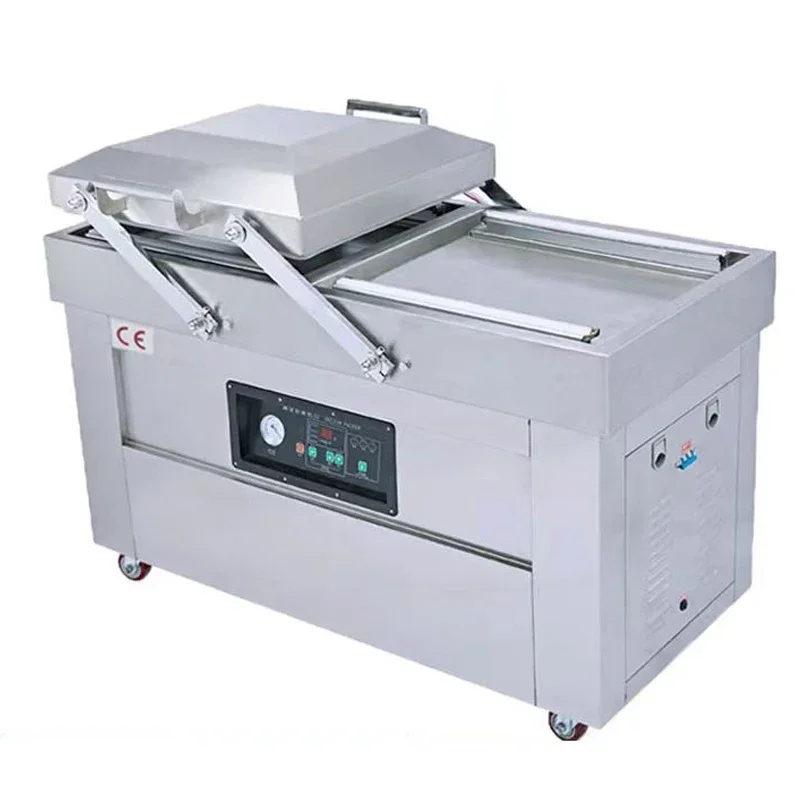 Vacuum Sealer 400 Double Chamber Vacuum Food Packing Machine Large Commercial Sealer Fully Automatic Vacuum Machine