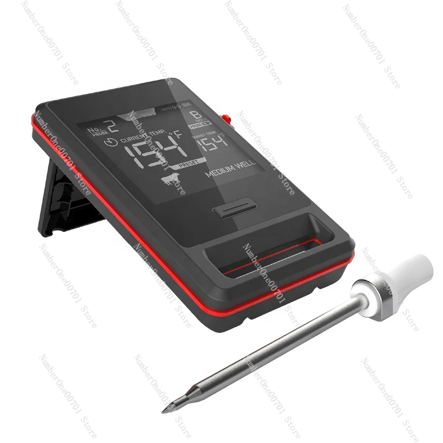 2 Probes Smart Wireless Meat Thermometer for Grilling Smoking with Repeater