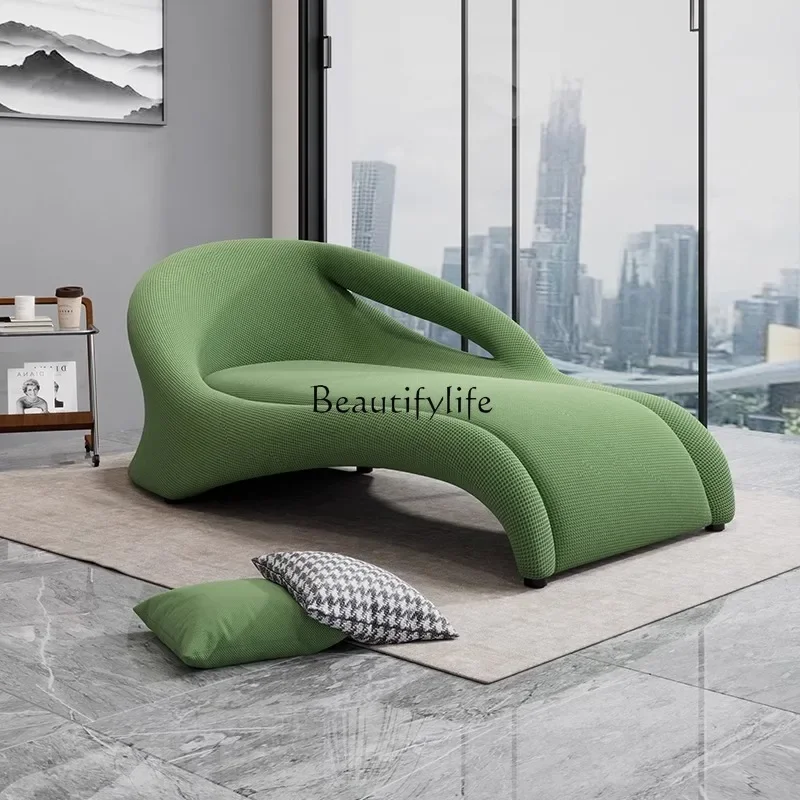 

02Concubine chair premium balcony leisure living room single sofa recliner designer beauty couch