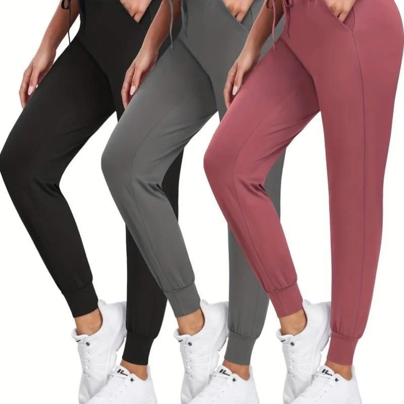 

Новые женские спортивные брюки 2025 года: эластичные джоггеры для медленного бега, модные спортивные штаны на резинке для женщин, весенняя коллекция