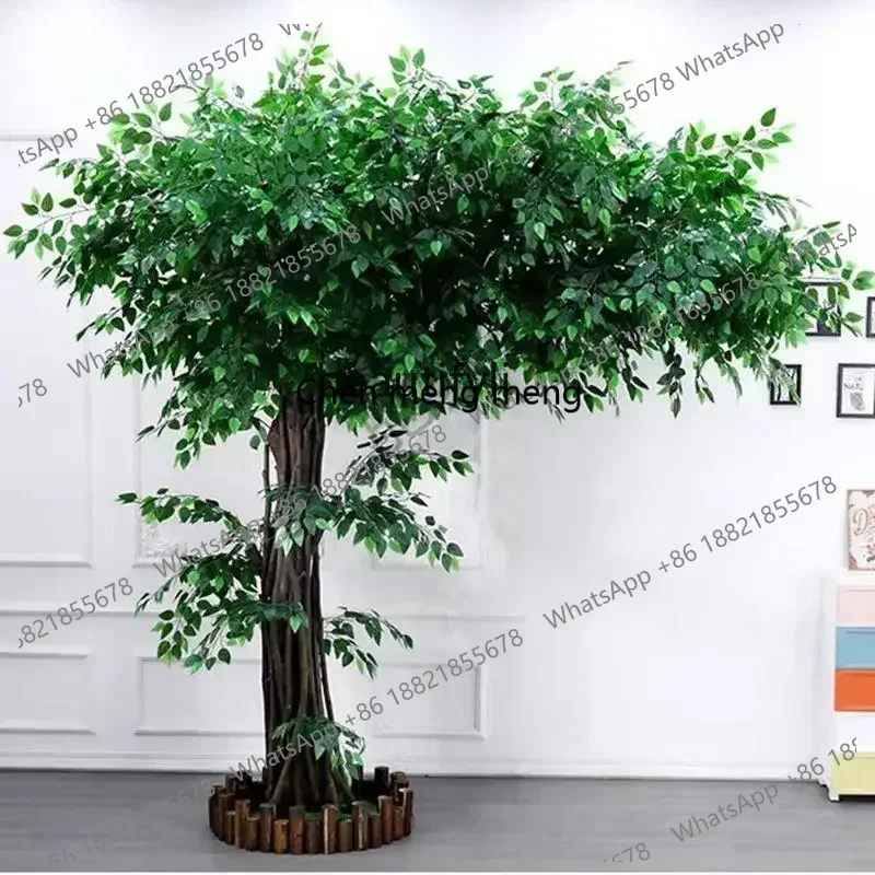 Imitative Tree Banyan Landscape Large Interior Decoration Hotel Mall Fake Trees Floor