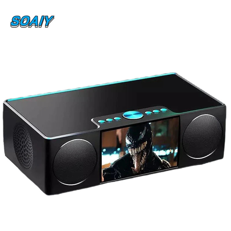 Home Theater Bluetooth Speaker LED Display Wireless Subwoofer Stereo Surround Portable Speakers Sound System 8000mAh for PC/TV