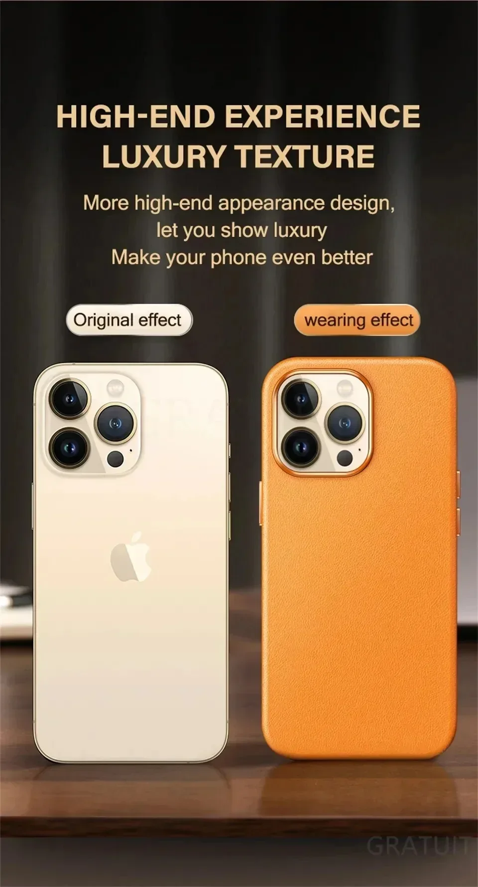 Luxury Magnetic Leather Case for Apple iPhone 18 17 Pro Max 16 13 12 14 15 Plus Official MacSafe for Magsafe I Phone Cover Etui