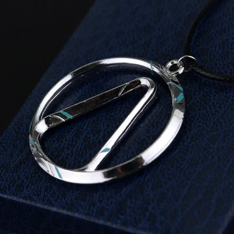 Game Borderlands Necklace Rope Chain Jewelry Hollow Round Pendant Necklace Men Metal Coalar Gifts