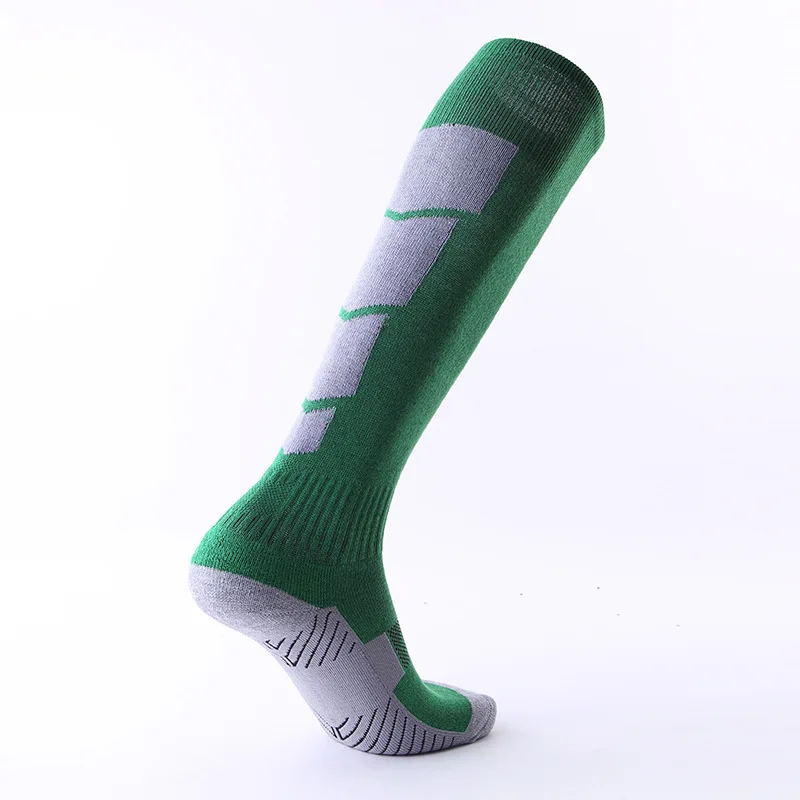 Calcetines de fútbol antideslizantes para hombre, medias deportivas antideslizantes de media pantorrilla, para ciclismo, novedad