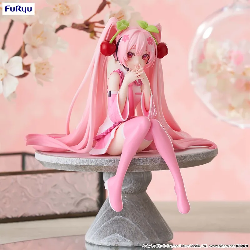 

Genuine Hatsune Miku FuRyu Sakura Hatsune 2023 Figure Ornament Animation Peripheral Figure Ornament in Stock
