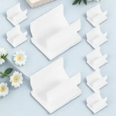 

50Pcs Whiteboard Marker Holder Clip Self Adhesive Pen Organizer for Office Classroom Bulletin Board Fridge Use