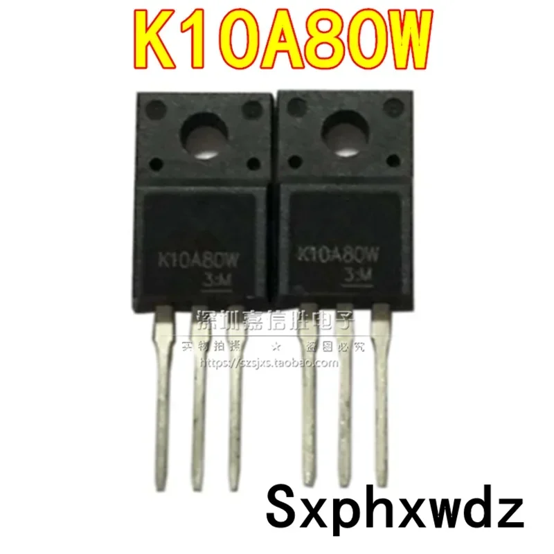 10PCS TK10A80W K10A80W 10A800V TO-220F new original Power MOSFET transistor