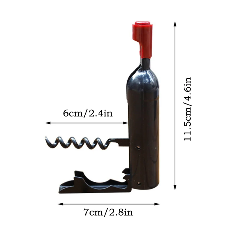 Safety Air Pump Wine Bottle Opener With Foil Cutter Wine Stainless Steel Pin Wine Air Pressure Cork Remover