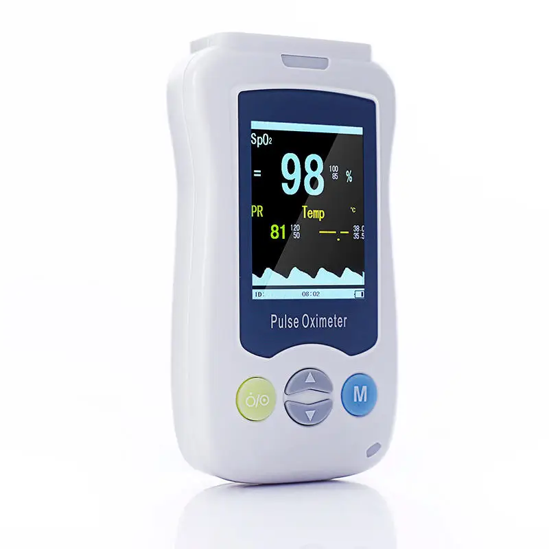 

Handheld Pulse Oximeter for Cats and Dogs Veterinary Vital Signs Monitor for Home Hospital Use Measures SPO2 PR and Temp