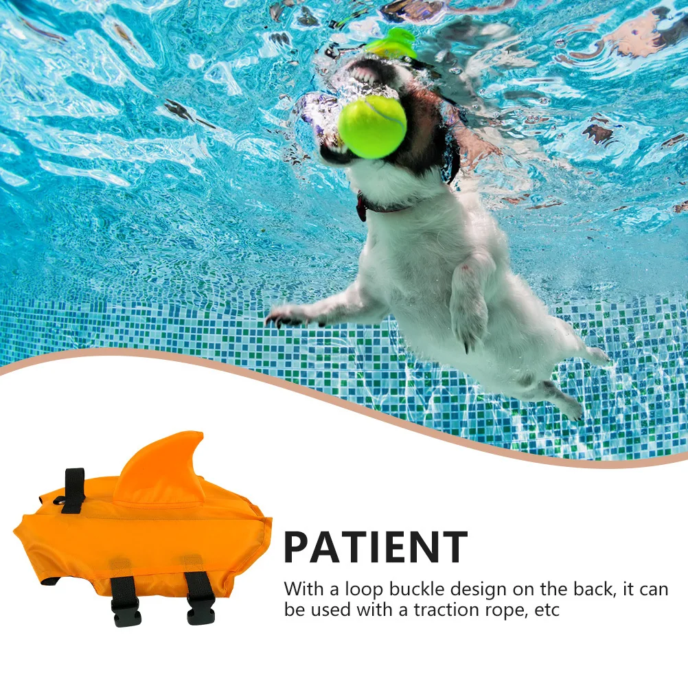 

Pet Swimming Life Vest Puppy Safety Vest Nylon Dog Swimwear Adjustable Floatation for Boating and Water Activities