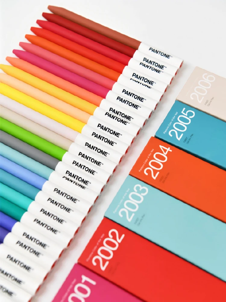 KACO FIRST Heart Sign Pen Set Rotary Out 0.5mm Gel Pens, Stable Comfortable Smooth Writing Tools 2000-2024 Representative Colors