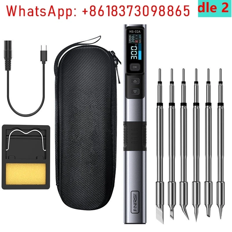 T80P Standard Set Intelligent Electric Soldering Iron 100W Portable Constant Welding Station with T80P-KU Soldering Pen