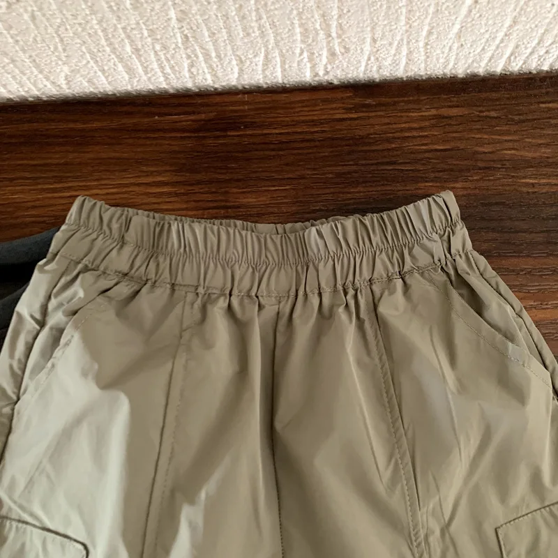 Boys Pant 2025 Autumn Spring Korean Style Casual Fashion Versatile Well Designed Workwear Khaki Solid Color Pants