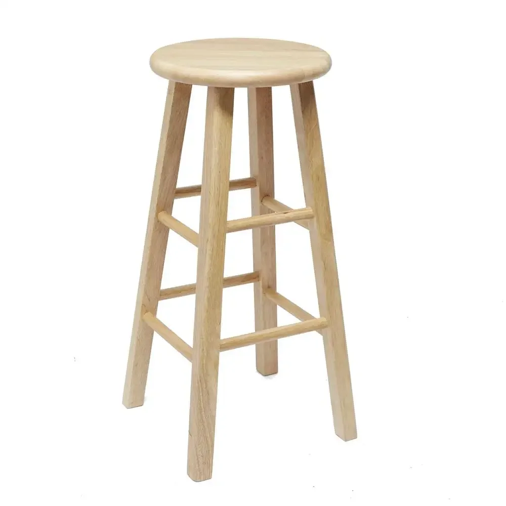 Wooden Backless Barstool 29