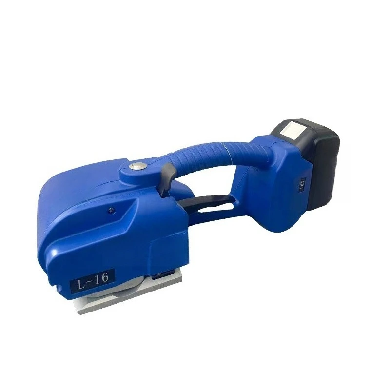 L-16 baler plastic belt PP belt portable electric automatic strapping belt tightening integrated strapping hot melt breaking