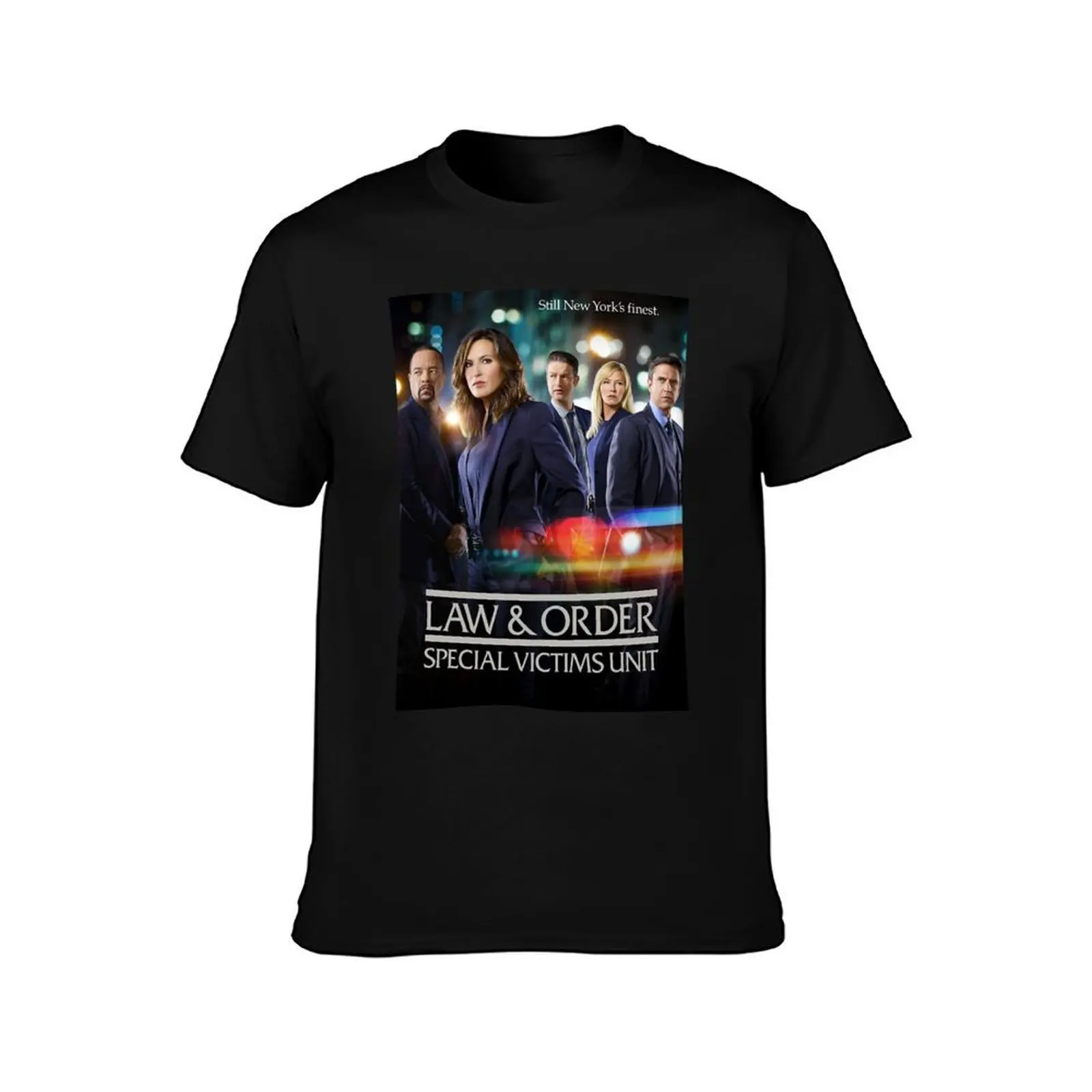 SVU - Still New York_s Finest T-Shirt, Summer Casual Cotton Tee, Oversized Streetwear Tops, Vintage Graphic Print, 100% Cotton