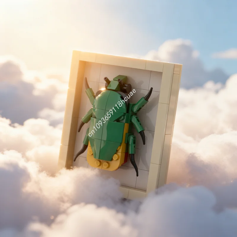 

123 шт. MOC ботанические котени Mutabilis модель строительные блоки строительство DIY творческая идея игрушка рождественские подарки образовательный кирпич