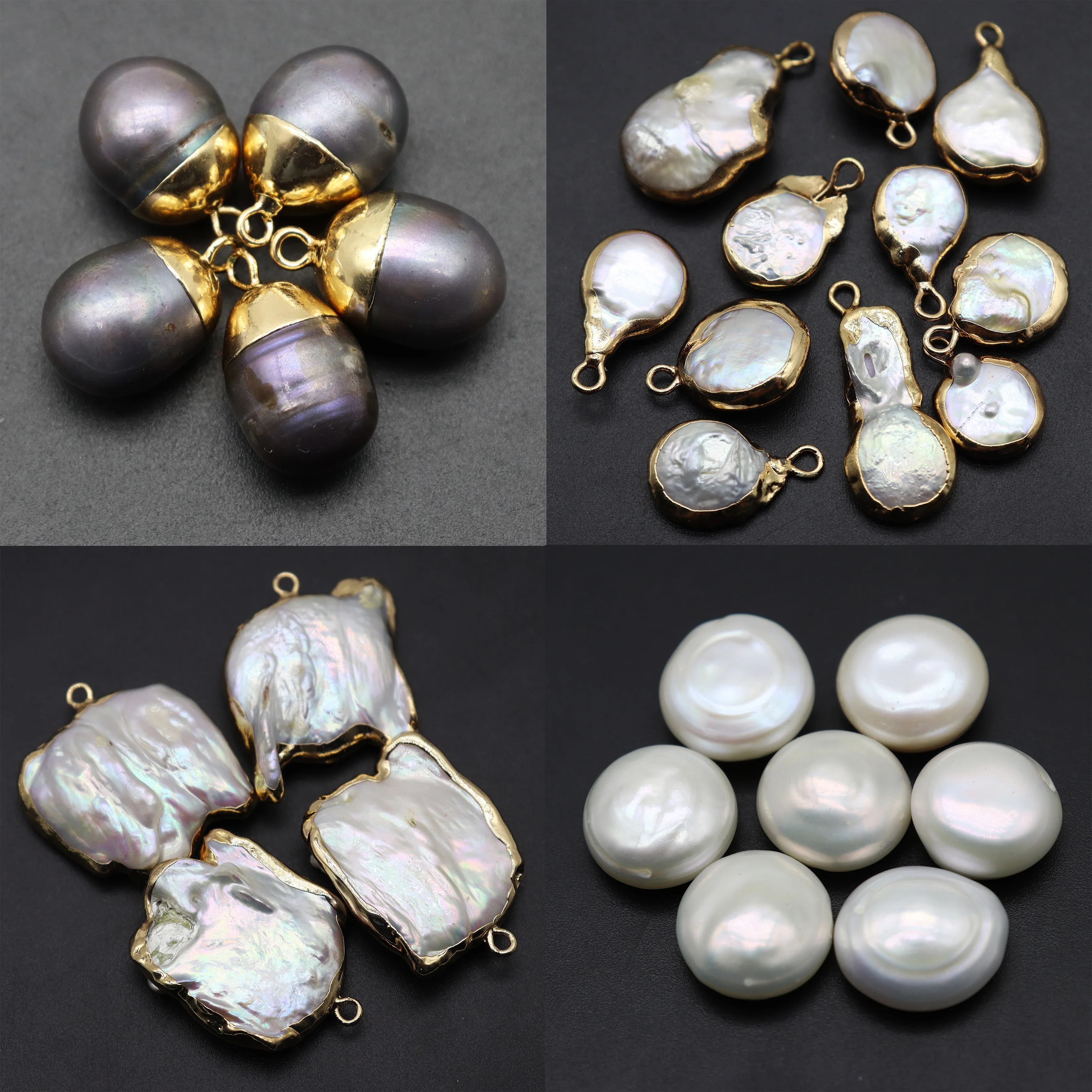 Pearl Pendant Natural Irregular Shape Loose Bead Popular Classical Personality For DIY Making Jewelry Necklace Earrings Handmade