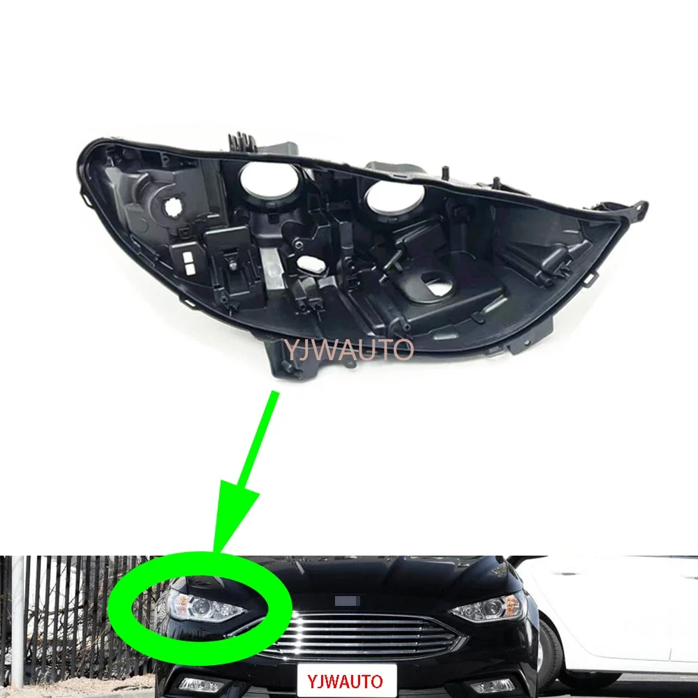 For Ford Mondeo Fusion 2017 2018 2019  Headlamp House Car Headlight Base Replacement Auto Front Lamp Holder Back Support