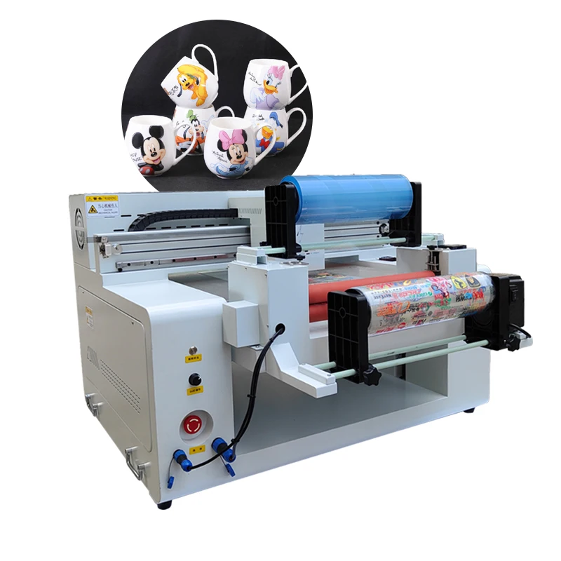 High Resolution 60*50cm A2 All in one UV Flatbed 6050 Flat Bed UV Printer For Cell Phone Case Plywood