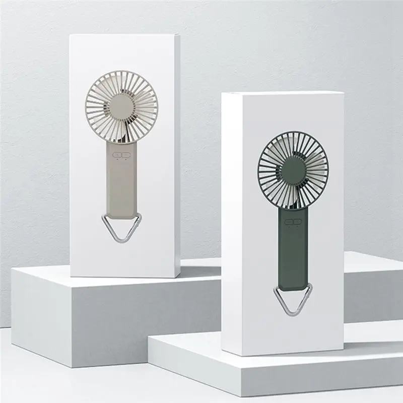 

【BIG-SALE】Outdoor Mosquito Fan Portable Waist Fan Office Desk Small Desktop Fan USB Handheld Fan,Khaki