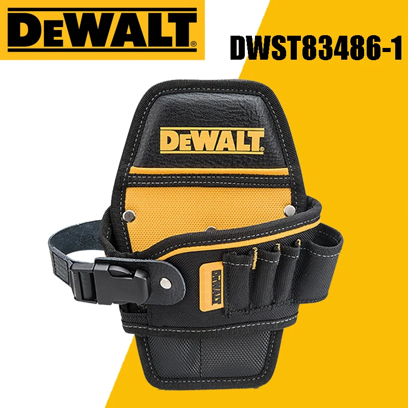 Dewalt-ポータブル電動ドリルポーチ、コンパクトなツールバッグ、高い耐摩耗性、滑り止めポケット、6ポケット、DWST83486-1