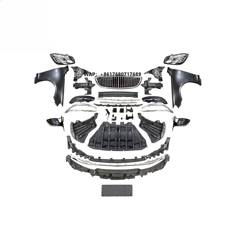 For Car Modification Accessories 2007 S CLASS W221 Upgrading 2018- 2022 W222 Full Body Kit Model Conversion Kits