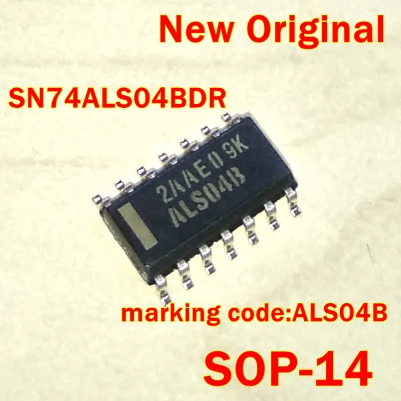 

1Pcs to 100Pcs Sn74Als04Bdr Sn74Als04Bd Sop-14 New Original Marking Code: Als04B Hex Inverters