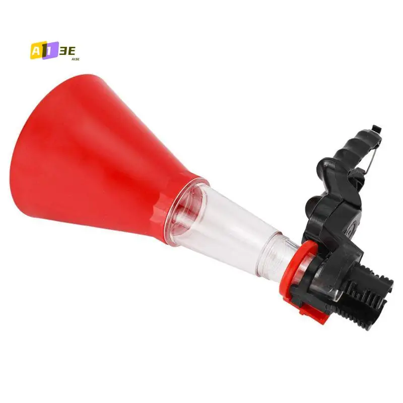 A03E-2X Car Universal Engine Oil Funnel No-Spill Oil Funnel Adjustable Oil Funnel Adapters Spill Proof Oil Filter Tool Set
