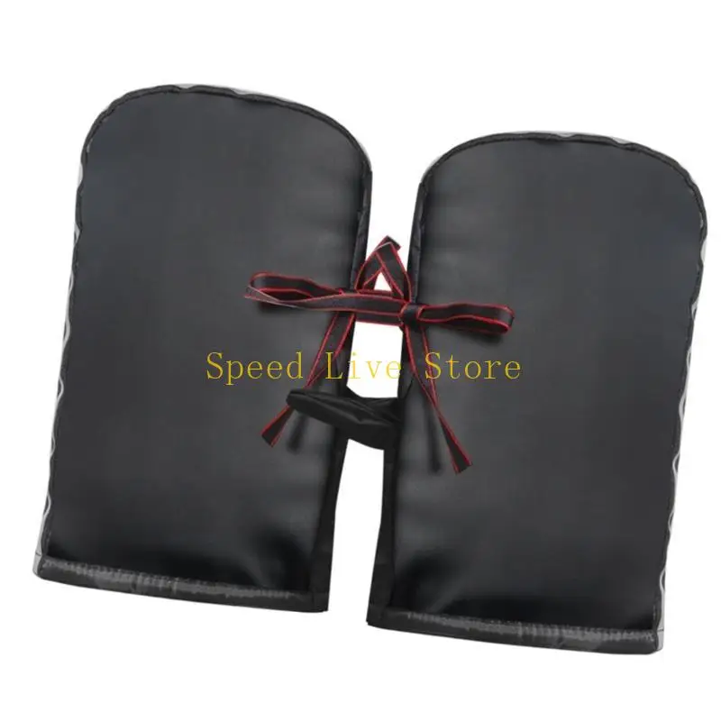 547C Winter Motorcycle Gloves Reflective Thermal Lining Universal Cold Weather Handlebar Muffs Cover