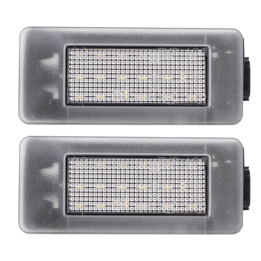 For NISSAN Serena C27 License Plate Light Car License Number Plate Lights 2Pcs Auto Accessories 18SMD LED