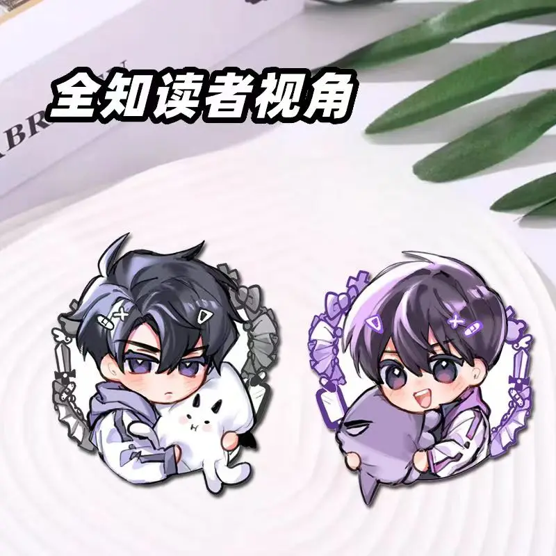 أنيمي القارئ متعدد العلم Acg الديكور يو Joonghyuk الاكريليك شارة كيم Dokja الاكريليك بروش حقيبة ملحق لعب فتاة #2
