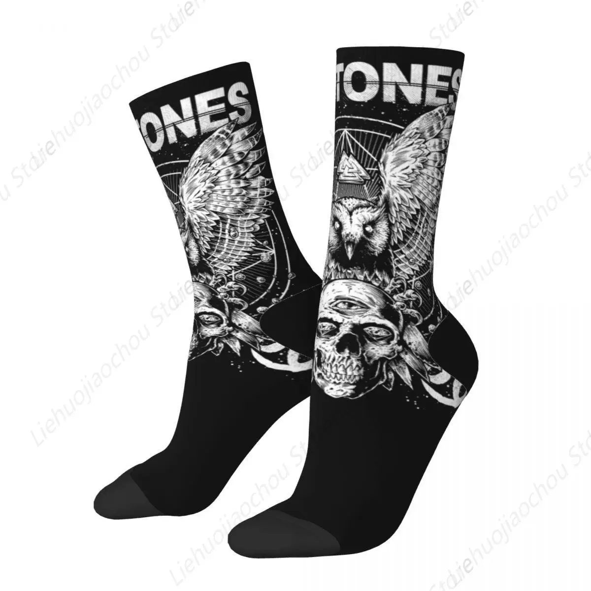 DEFTONES-Chaussettes Rock Band Ohms White Pony pour Homme et Femme, Accessoires de dehors, Mignonnes, Magnifiques Cadeaux