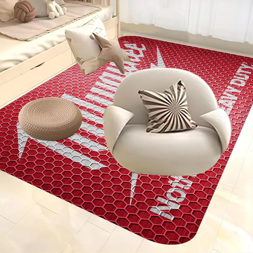 M-Milwaukee Floor Mat INS Style Soft Bedroom Floor House Laundry Room Mat Anti-skid Household Carpets