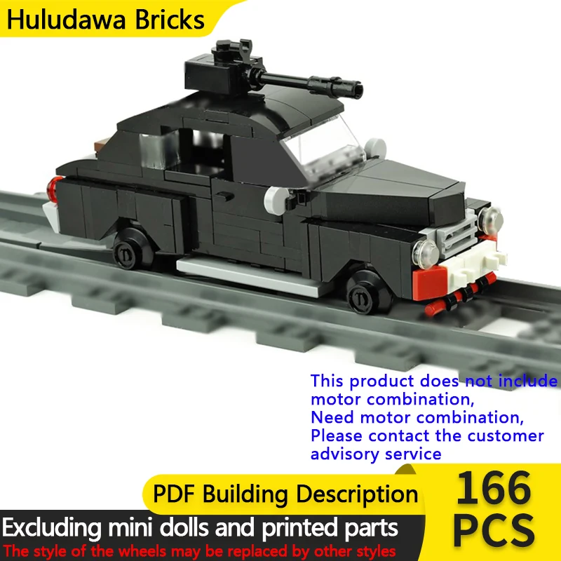 

Модель городской автомобиль MOC, строительные кирпичи, однодорожечный Metro Vehicle, модульная технология, детские праздничные подарки, сборные игрушки, костюм
