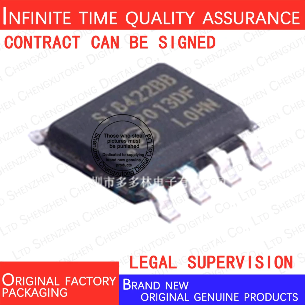 

2pcs/lot SI8422BB-D-ISR SI8422BB SOP 100% genuine stock in brand new original packaging