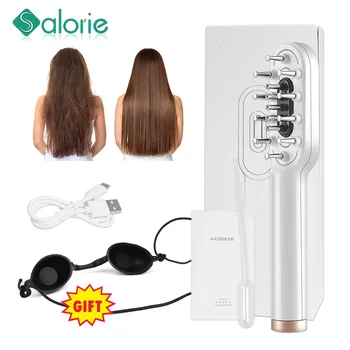 Scalp Massager Electric Head Massager for Hair Growth LED EMS Hot Microcurrent Massage Hairbrush Hair and Scalp Treatments