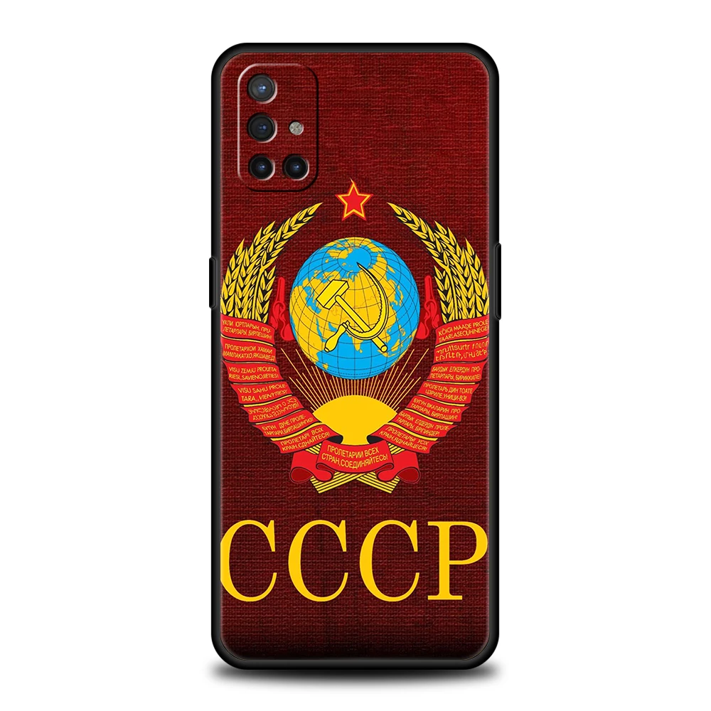 OnePlus 13 12 11 10 9 Pro 9T 13R 12R 10R 9R 9RT 10T 8T 8 Nord 2T CE 2 3 5G N200 N30용 폰 케이스 소프트 커버 CCCP 깃발