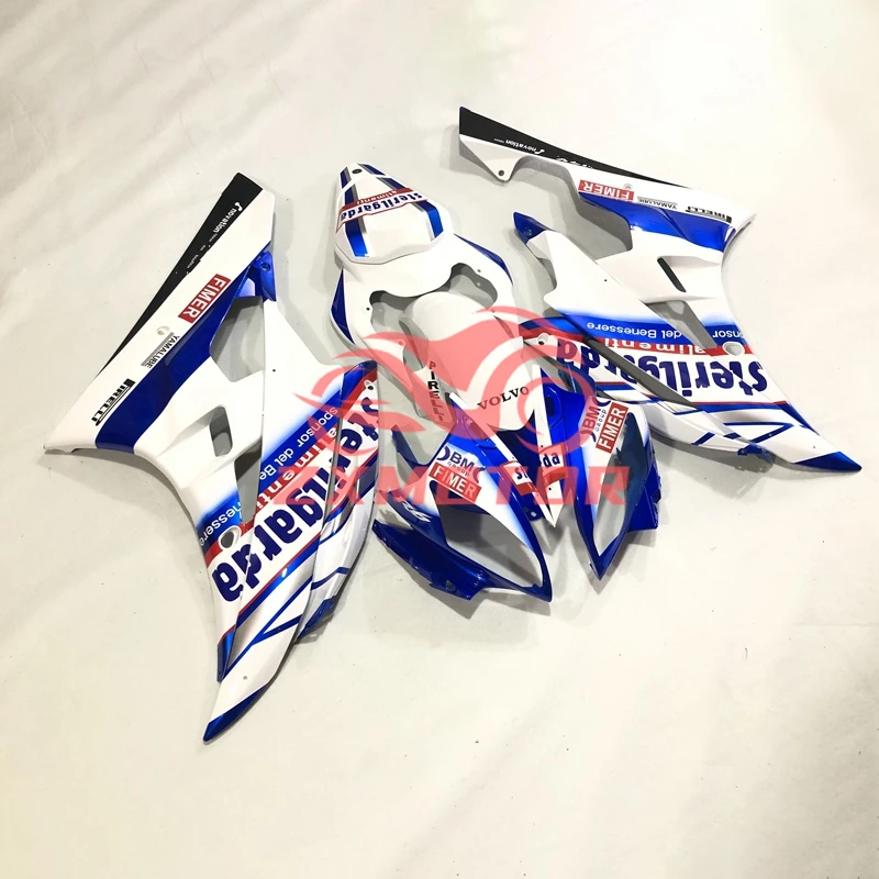 مجموعة هدايا مخصصة جديدة لياماها YZF R6 2006 2007 انسيابية للدراجات النارية ABS حقن هيكل السيارة مجموعة كاملة R 6 06 07 #4