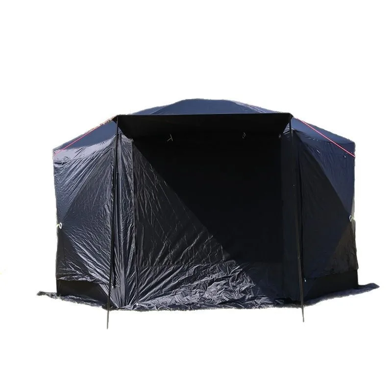 Schwarzes Zelt, Outdoor-Zelt, Campingausrüstung, mückensicher, Pergola, Sonnenschutz