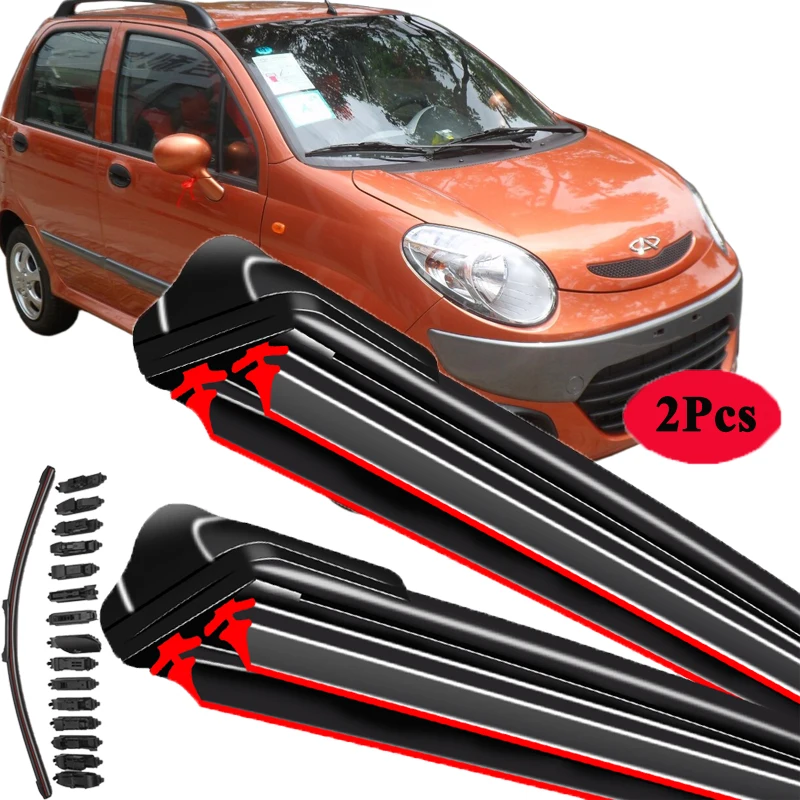 

For CHERY QQ QQ3 QQ6 EQ QQme Car Windshield Wiper Blade Front Windscreen Brushes Washer Accessories Cleaning Replacement Parts