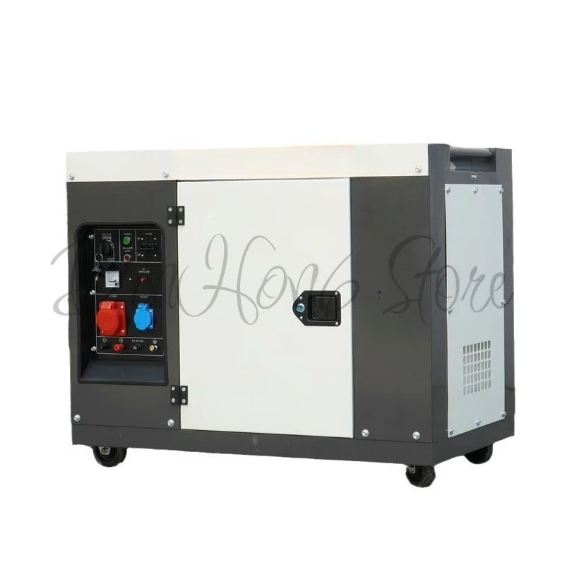 Silent generator Small single/three-phase 5/8/10 kw generator 220V/380V generator set