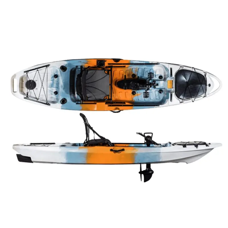 

High Quality Single Pedal Kayak 10ft Hot Selling Rowing Boat 1 Seat Professional Fishing Kayak With Pedalpromote sales