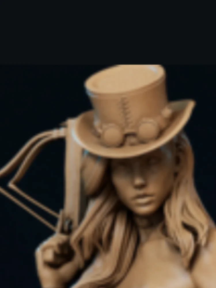 

1/24 Scale Resin Figure crossbow girl Nsfw Assemble Model Kit Unassembled and Unpainted 3D printing DIY toy