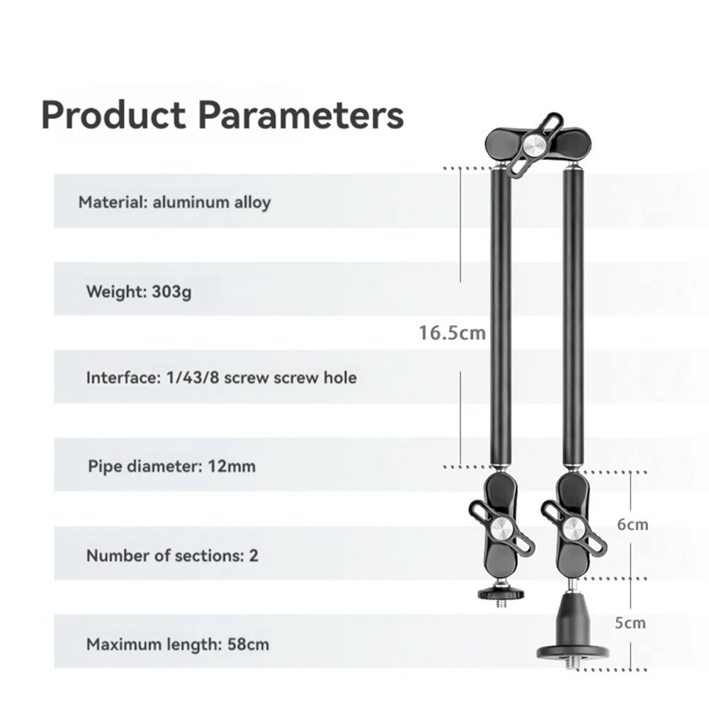 ABMF-кронштейн для смартфона Magic Arm для камеры шарнирное гибкое настенное крепление настольный зажим подставка для планшета