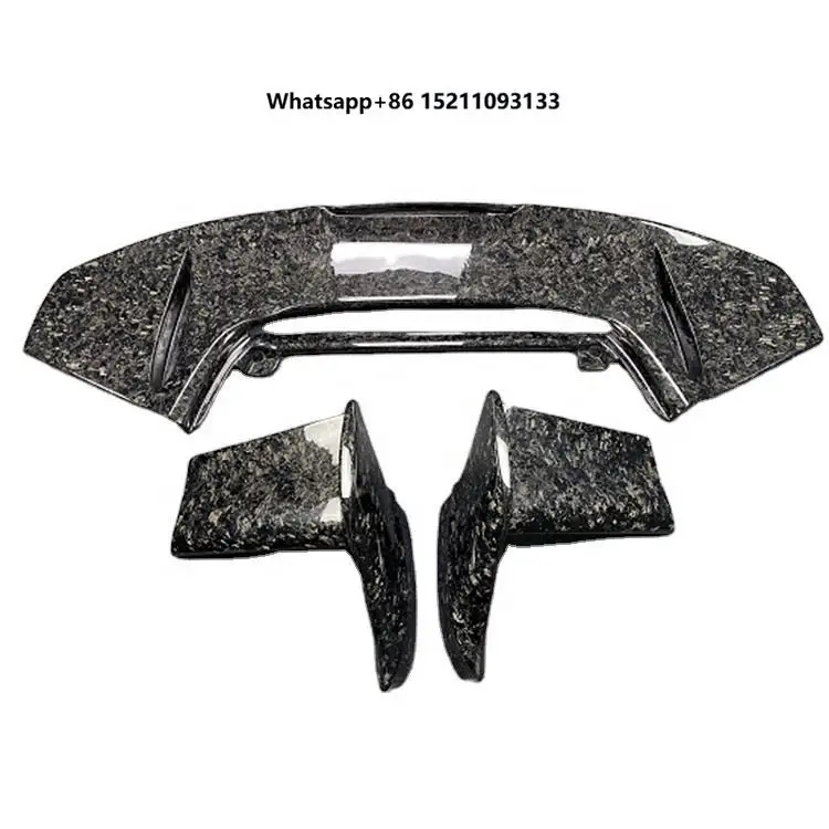 MSY Style Forged Car Carbon Fiber Rear Trunk Spoiler for488 Auto Spoiler Wing