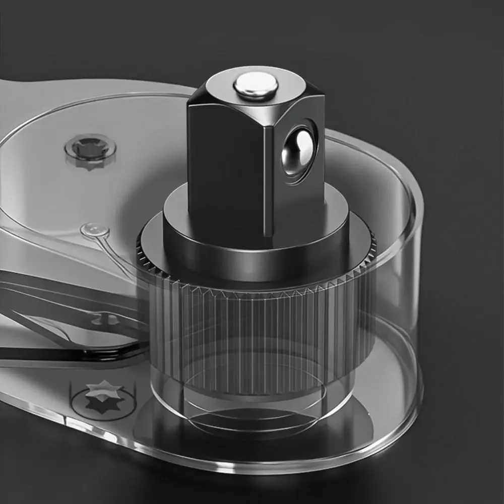 

2-24N.m Torque Wrench Double-direction Ratchet One-click Disassembly Ratchet Torque Wrench Set Extended Extension Rod 1/4 Inch