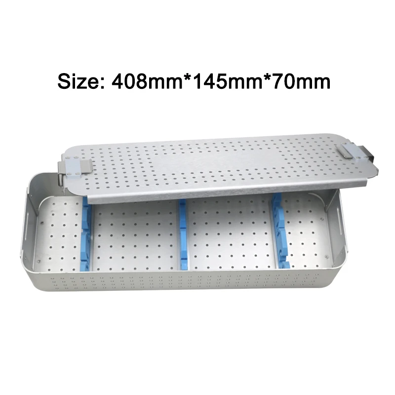 Hysteroscope Disinfection Container Box Sterilization Box Sterilization Tray Case Sterilizing Tool Instrument Aluminum Alloy