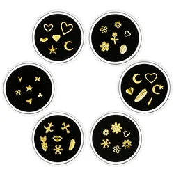 6pcs/Box Dental Tooth Various Shape Hygiene Teeth Gem Customization for Ornament Oral Hygiene Tooth Decoration